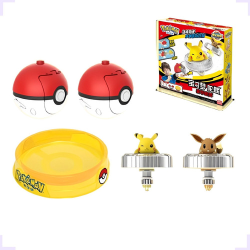 Pikachu Kit 7 Pcs Pokémon Pista Batalha Arena Brinquedo Ação